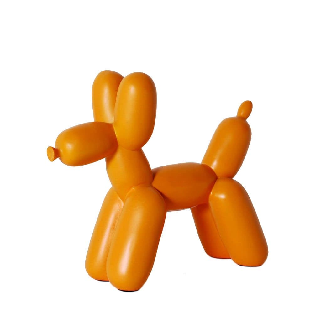 imm Living Big Top Ceramic Balloon Dog Bookend - Orange