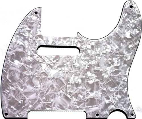 MIJ Pickguard for Telecaster '52 White Pearl fa-pg-tl52-wp