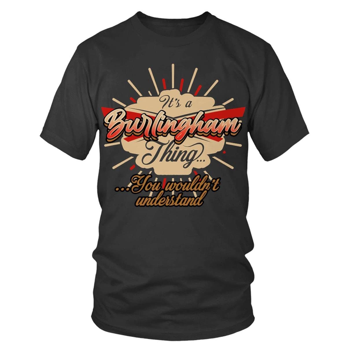 Burlingham Shirt for Men Women, Burlingham Family T Shirt | Gift for Birthday, St Patrick's Day, Mother's Day, Father's Day, Christmas, New Year H397 Black