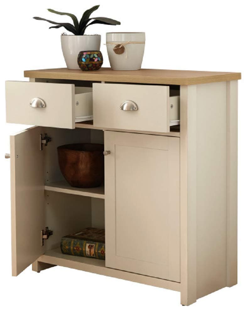 GFW Lancaster Compact Sideboard Cream