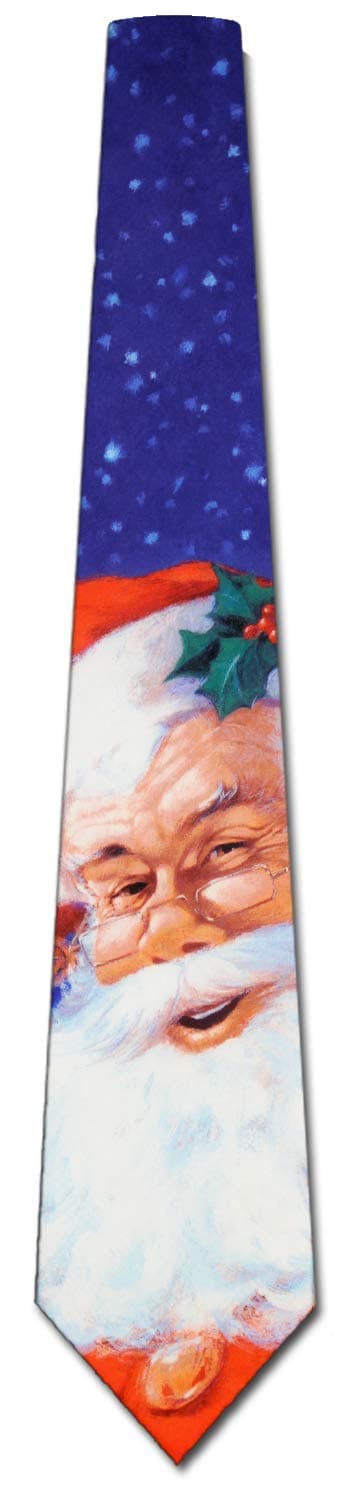 Santa Claus Ties Mens Christmas Necktie