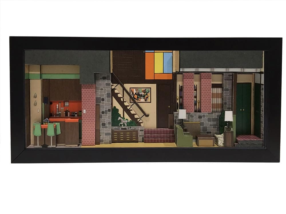 Brady Bunch shadowbox diorama | Brady Bunch merchandise for your diehard fan - memorabilia picture art collector gift