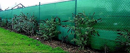 NMK NETS Fencing Shade Net 90% 2x2 Meter (6.5x6.5 feet, Green) with Attached Metal Eyelets for Garden Farm and Other Multipurpose Green Net