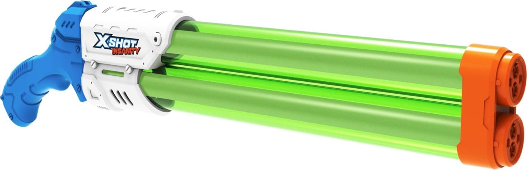 XSHOT Large Quad Stream Plunge Water Blaster, Drenching Outdoor Water-Gun Fun for Kids Teens Adults,Boy, Girls Age 5+