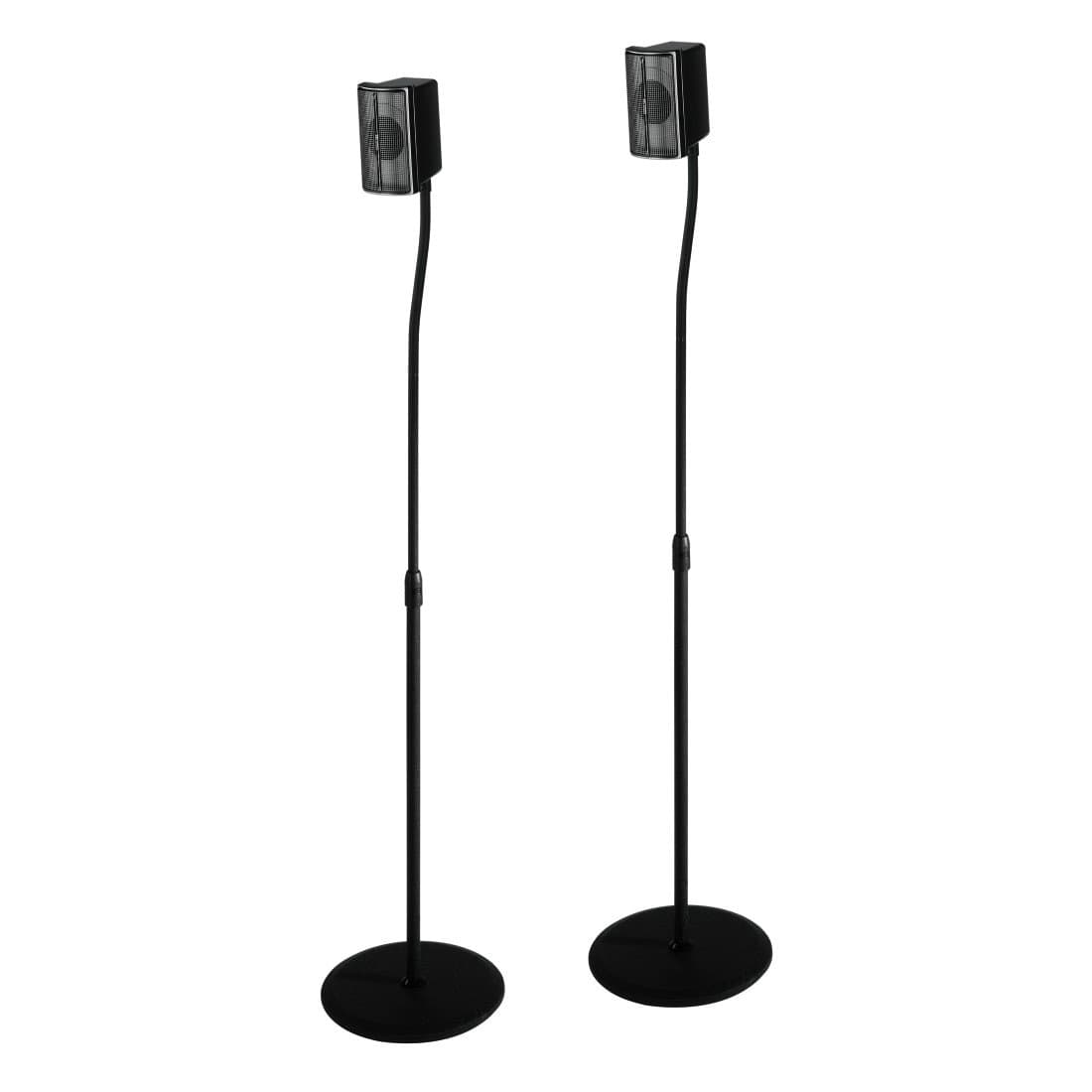Hama 49594 Speaker "Slim" Stand, Black, 123 cm/5 kg