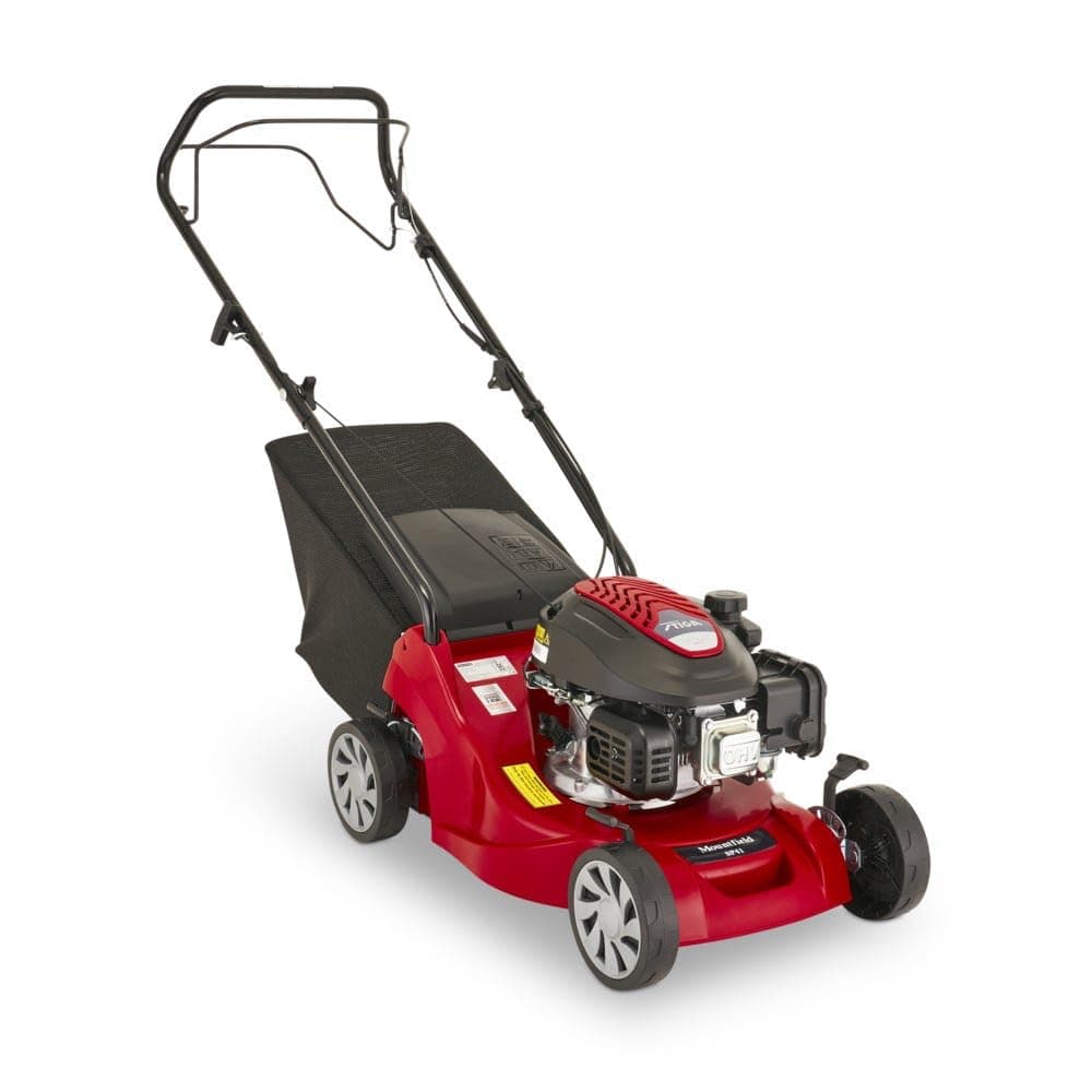 SP41 Petrol Lawnmower, Self-Propelled, 39cm cutting width, 123cc ST120 Autochoke petrol engine, Up to 250m², Includes 40L Grass Collector