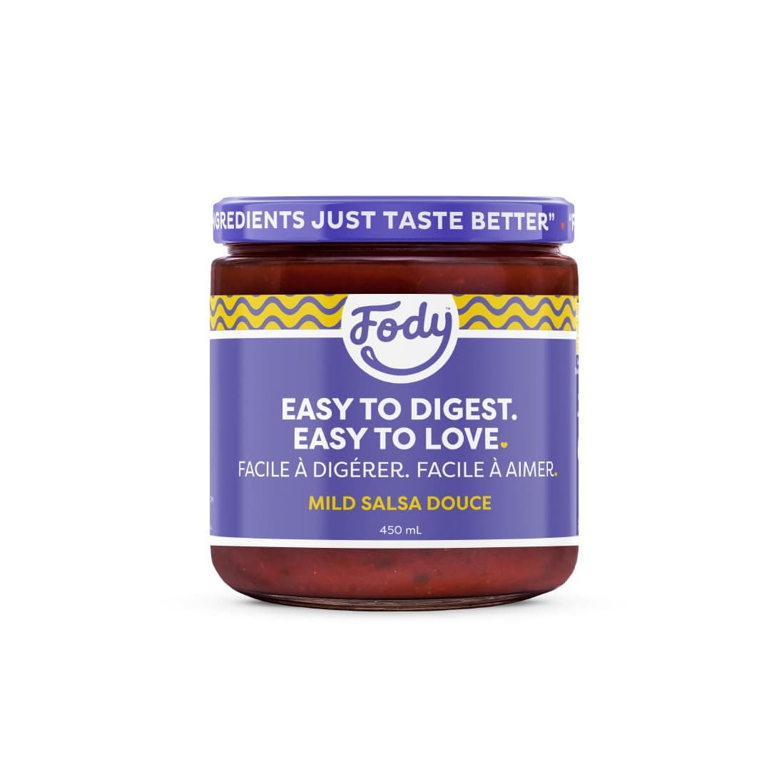 FODY FOOD COMPANY Mild Salsa, 450 GR