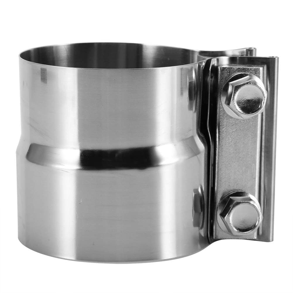 Car Cover Gasket Strip Flange, Stainless Steel Universal Car Exhaust Pipe Seal Strip Clamp (3 Inch)