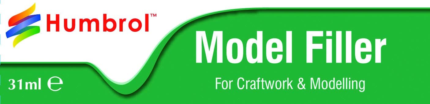 Humbrol AE3016 31ml Model Filler (Tube) for Models - Solvent Based Adhesive for Plastic Modelling Kits - Model Making Filler, Low Viscosity Super Glue, 31ml