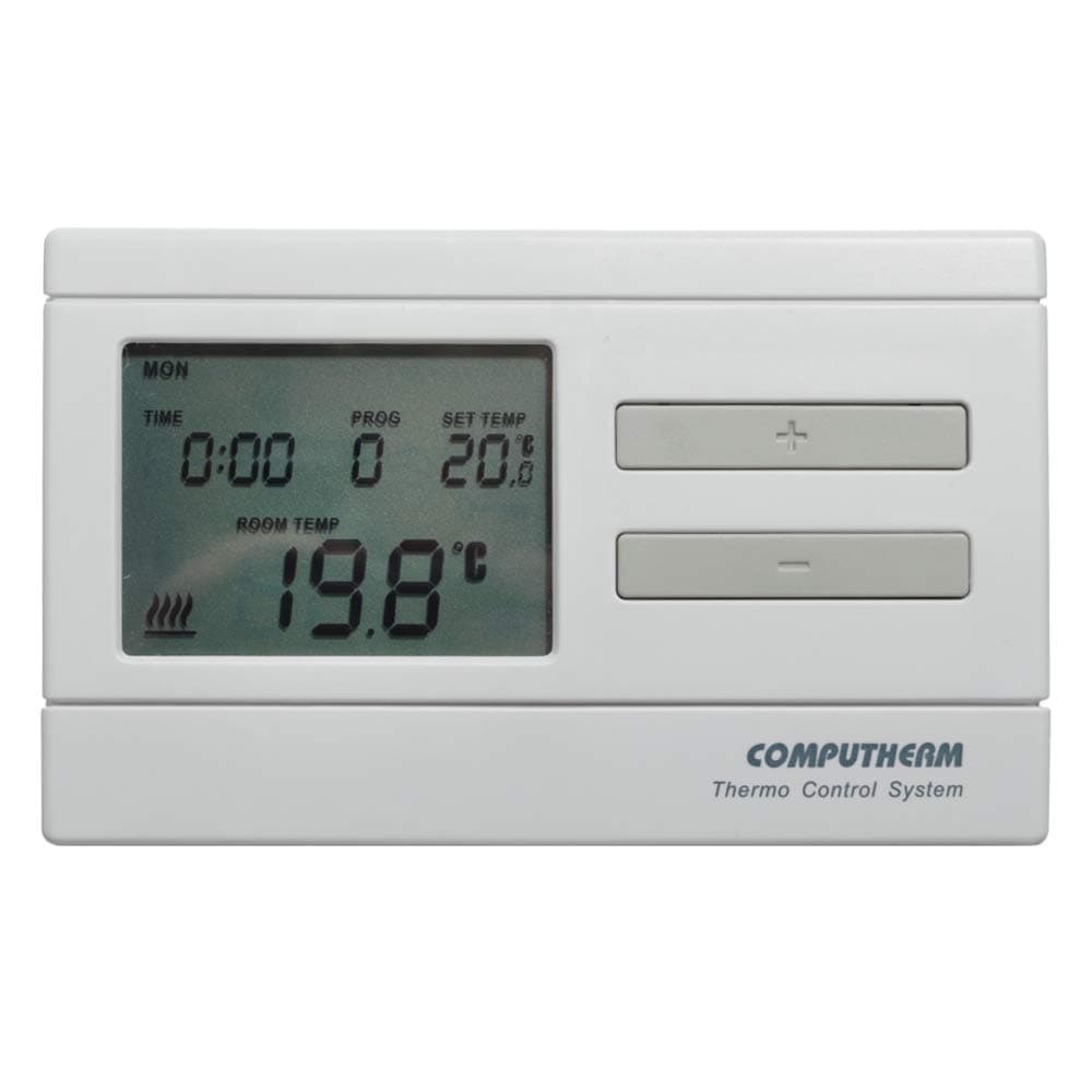 COMPUTHERM Q7 Programmable Digital Room Thermostat, Temperature Thermometer, Wall Thermostat, Economy & Comfort Mode