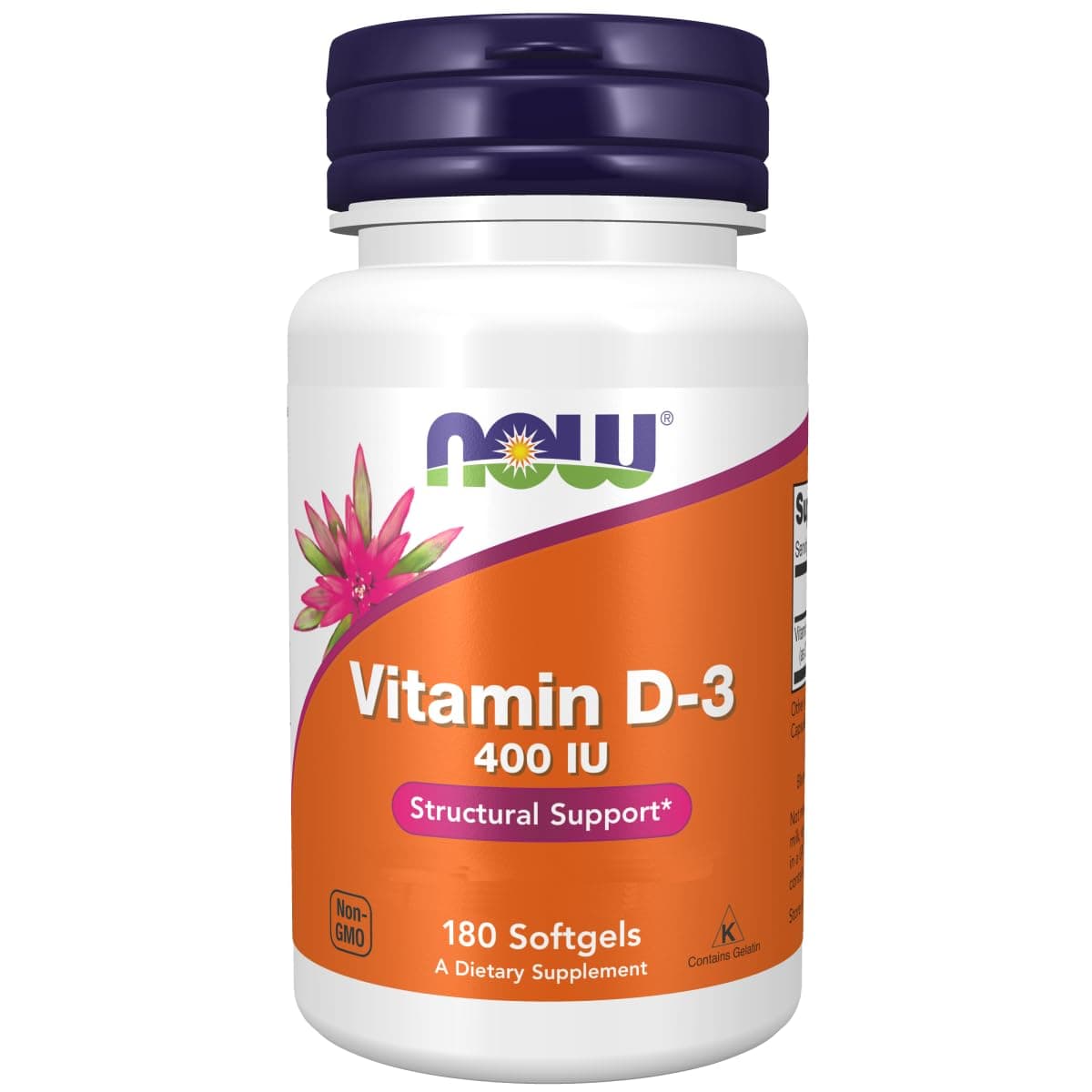 Vitamin D-3 400 IU Pack of 180 Softgels