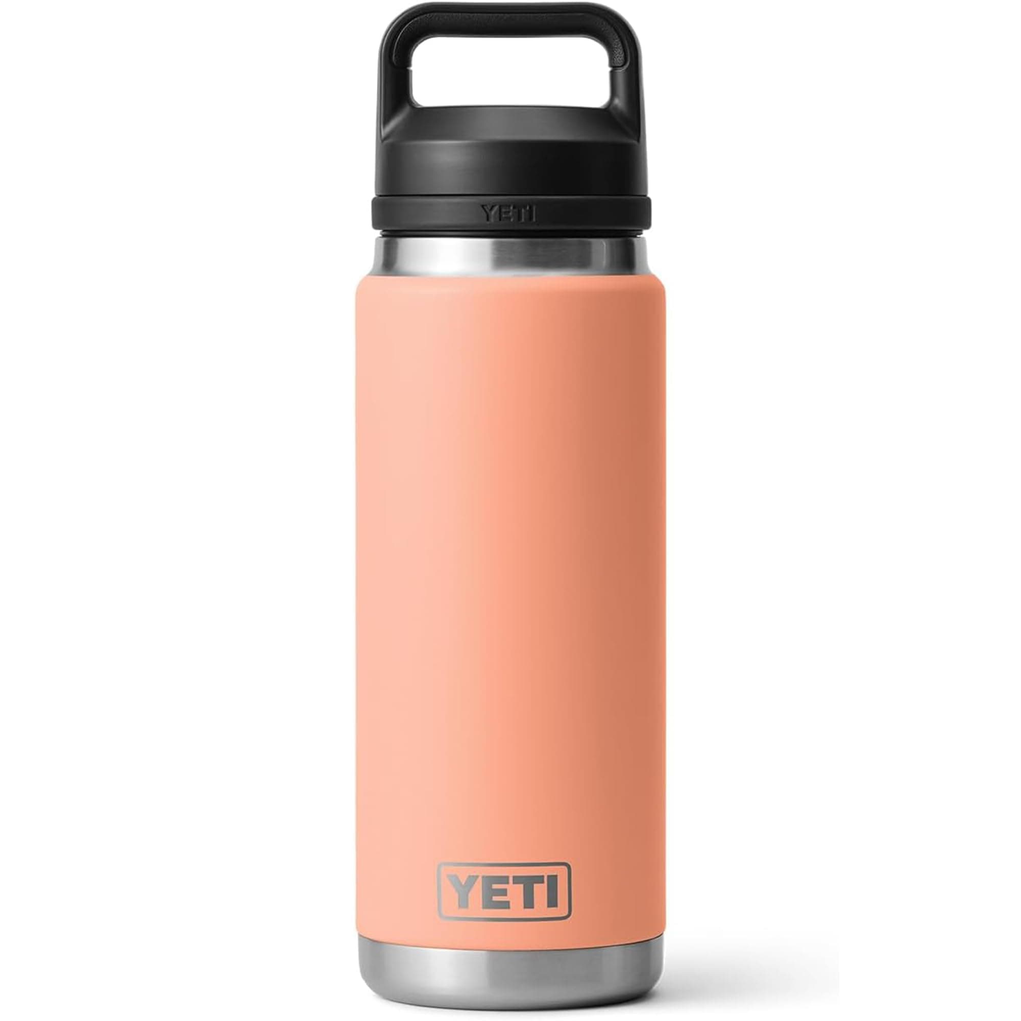 YETI Rambler 26 oz Bottle, Leakproof, Vacuum Insulated, Stainless Steel with Chug Cap, Lowcountry Peach