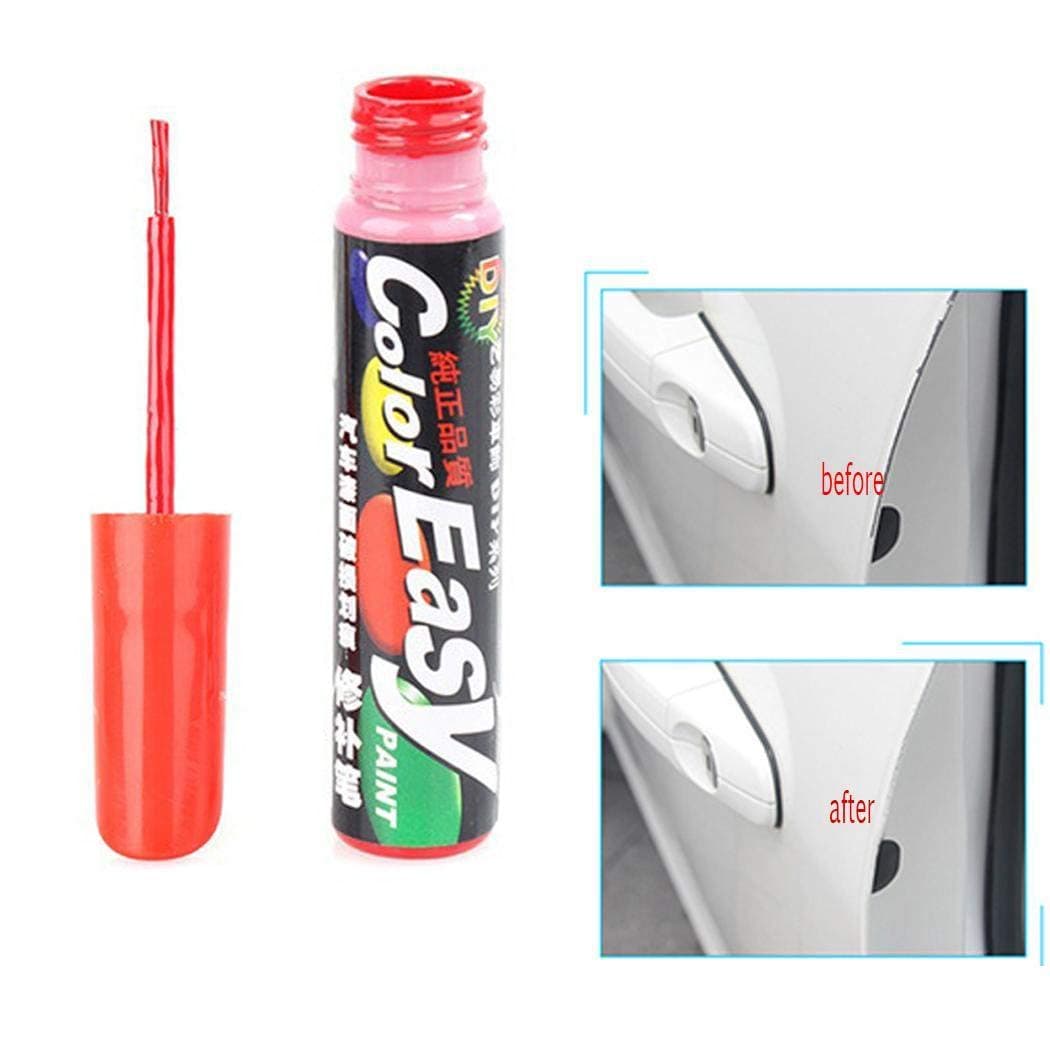 CELTD UK DIY Car Clear Scratch Remover Touch Up Pens Auto Paint Repair Pen Brush RED