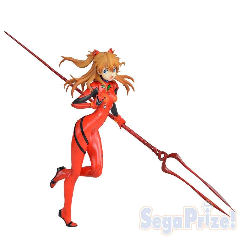 JAPAN OFFICIAL Neo Genesis Evangelion Asuka Figure LONGINO Lancia 22 CM Anime Sega Eva 02