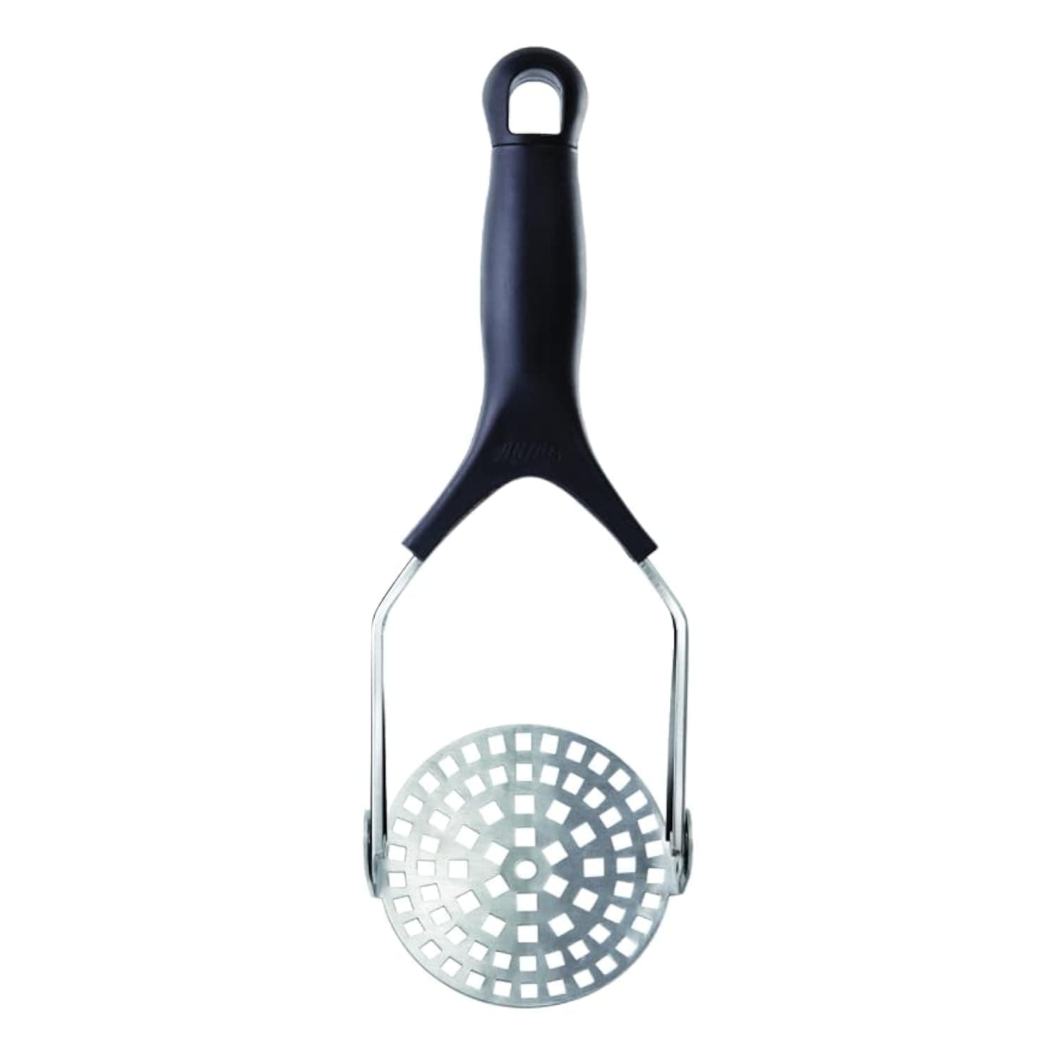 Stainless Steel Flexible Potato Masher Take Less Space, Gives a Good Grip for Vegetable Smasher, Boiled Potatoes, Pav Bhaji, Stuffed Paratha Silver, PM04