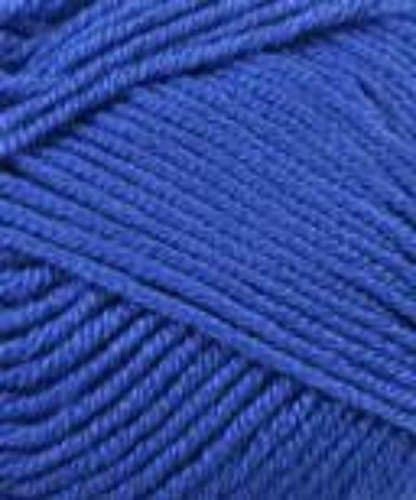 Debbie Bliss Baby Cashmerino Yarn 1.76oz (50g), 137 Yards (125m) - Royal Blue Sport Weight for Crochet or Knitting - Mashine Washable Wool, Acrylic, Cashmere Blend - Lightweight, Soft for Baby