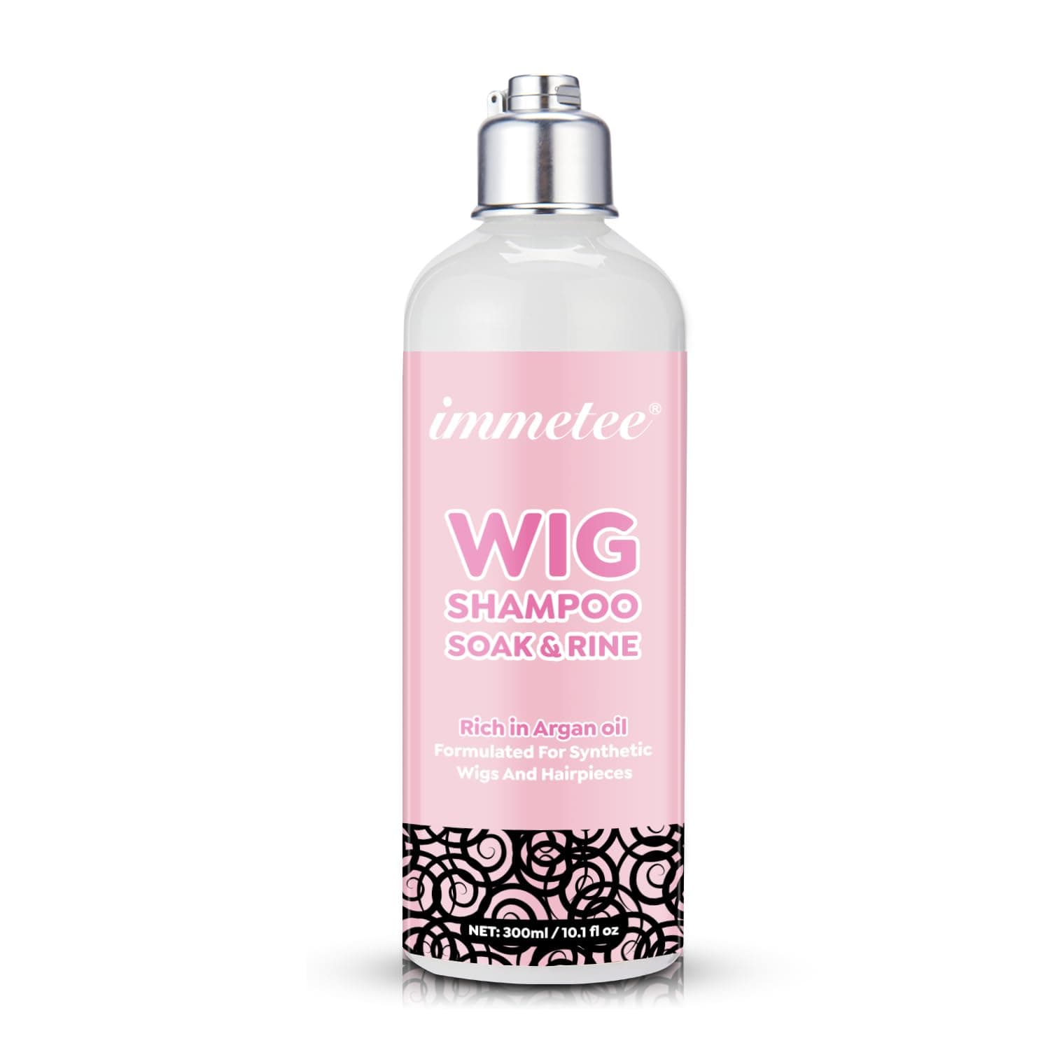 2 in 1 Shampoo & Conditioner for Wig, Soak & Rinse Wig Shampoo for Human and Synthetic Hair, Prolong Wig life. 300ml/10.1fl oz (For Synthetic Wigs)
