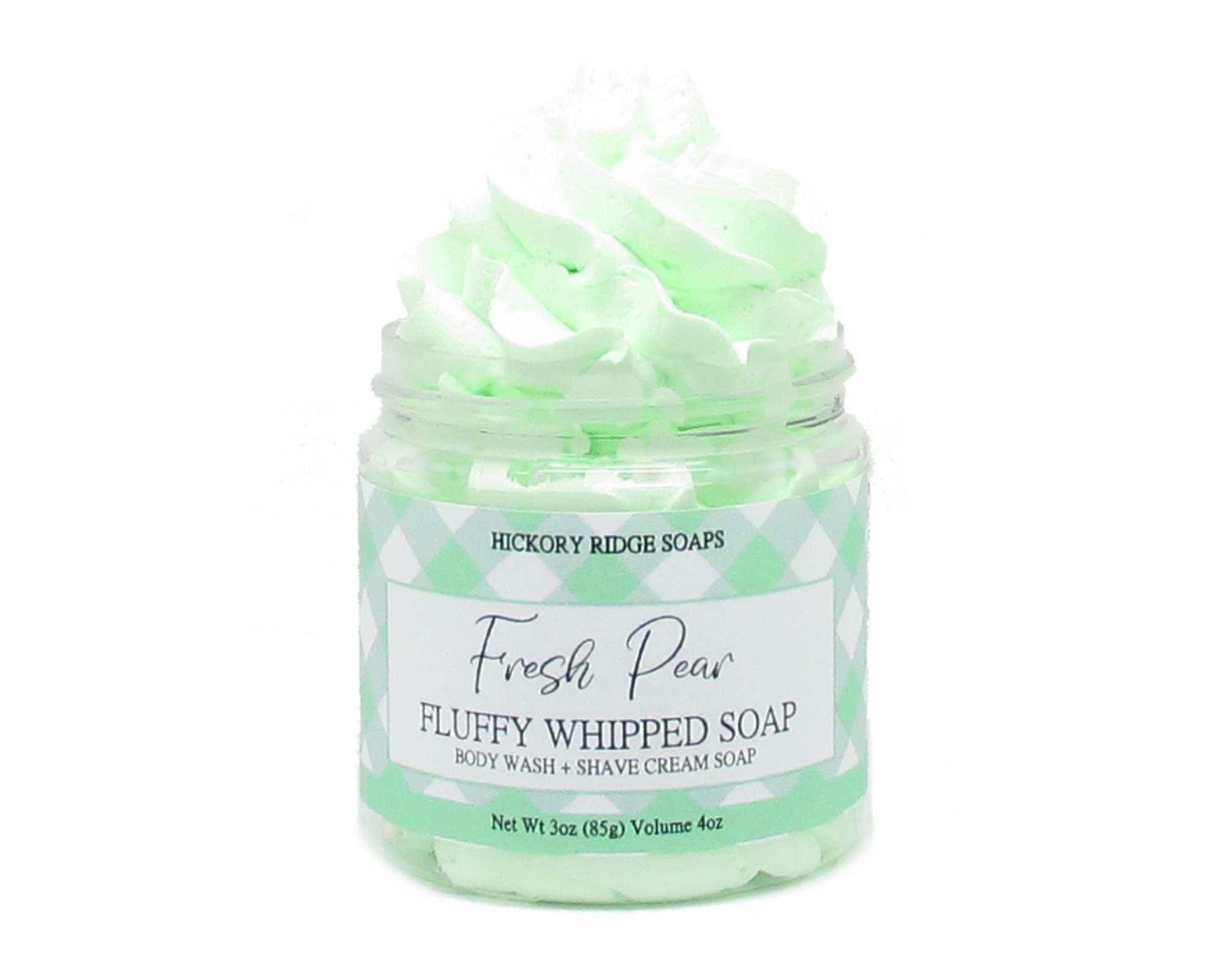 Fresh Pear Whipped Soap | Handmade Soap | Body Wash | Shaving Soap