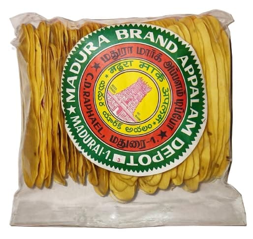 MADURA BRAND APPALAM DEPOT Neetu Poo Papad (Crispy And Crunchy_Vegetarian)