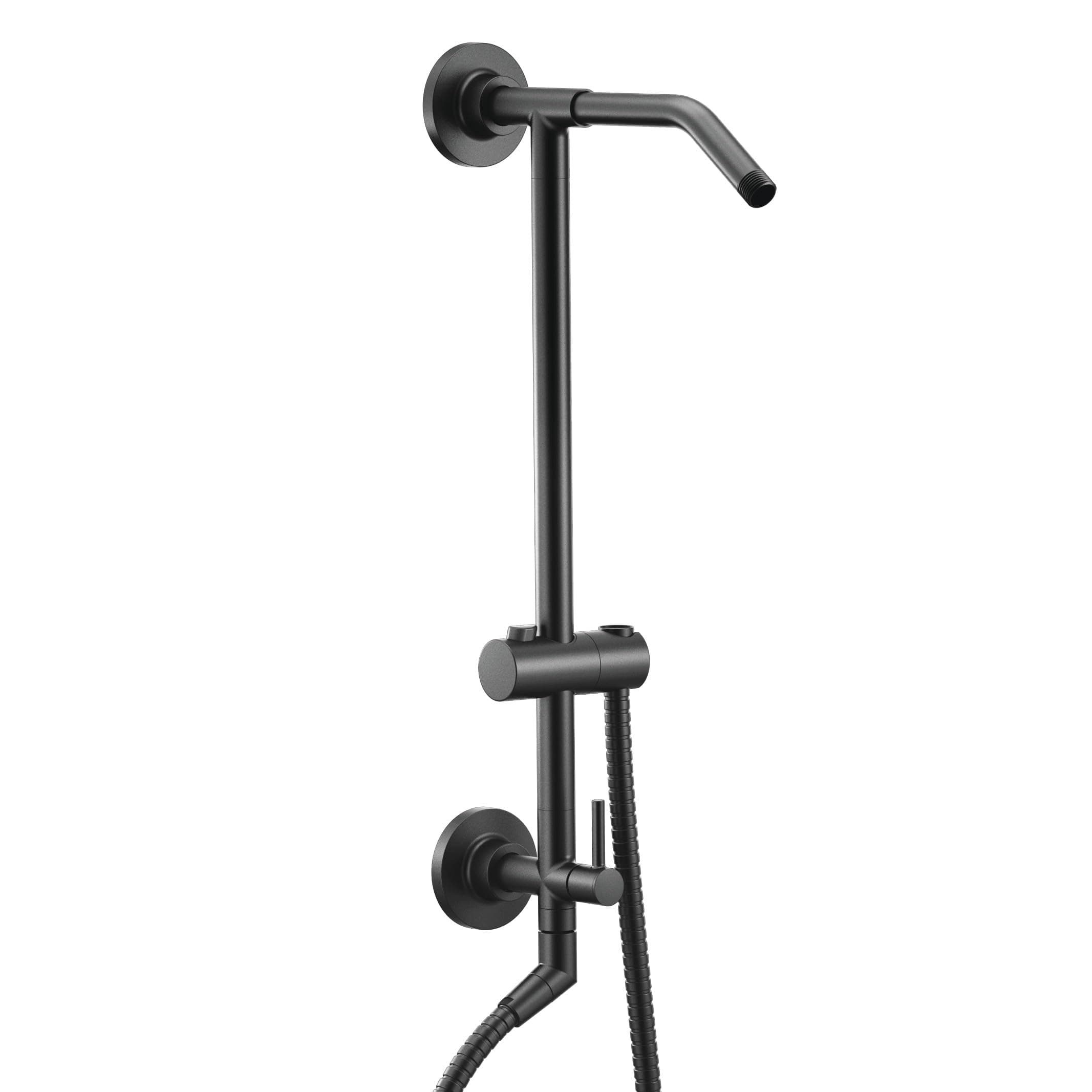 Moen Annex Matte Black Shower Slidebar and Shower Hose System Trim, Valve Required, TS3661NHBL