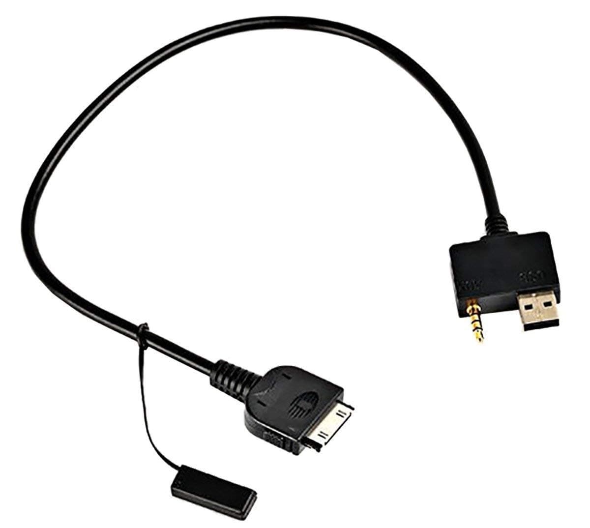 For Hyundai 96125-2L000 iLoad/iPod/iPhone Connectivity Audio and USB Cable Black 30cm