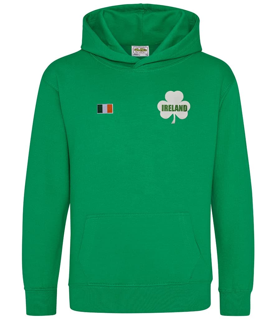 Super Lemon Ireland Rugby Hoodie for Kids - Retro Vintage Green Unisex Design for Boys & Girls | Perfect for Irish Rugby Fans | Ideal for 6 Nations & World Cup