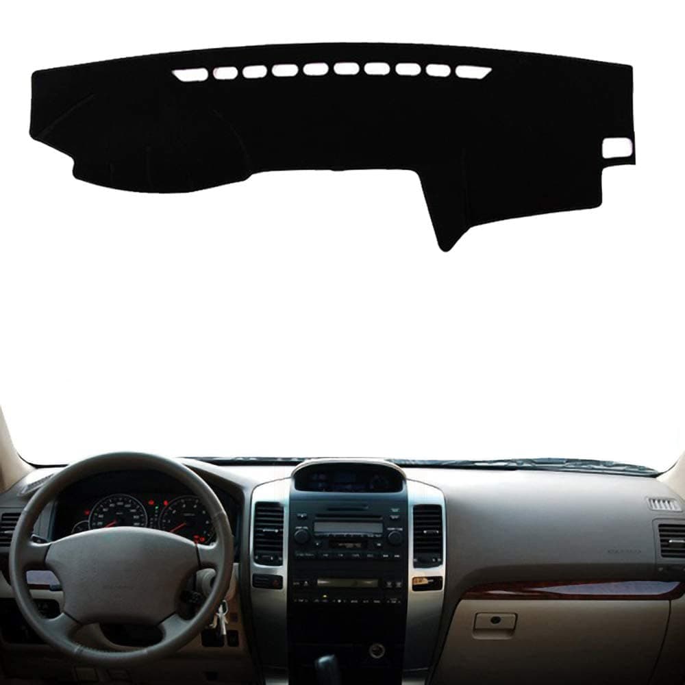Dashmat for Toyota Land Cruiser Prado J120 2003-2009 High Display Screen Left Hand Drive Dashboard Cover Dash Pad Car Mat Carpet Custom Car-Styling Accessories