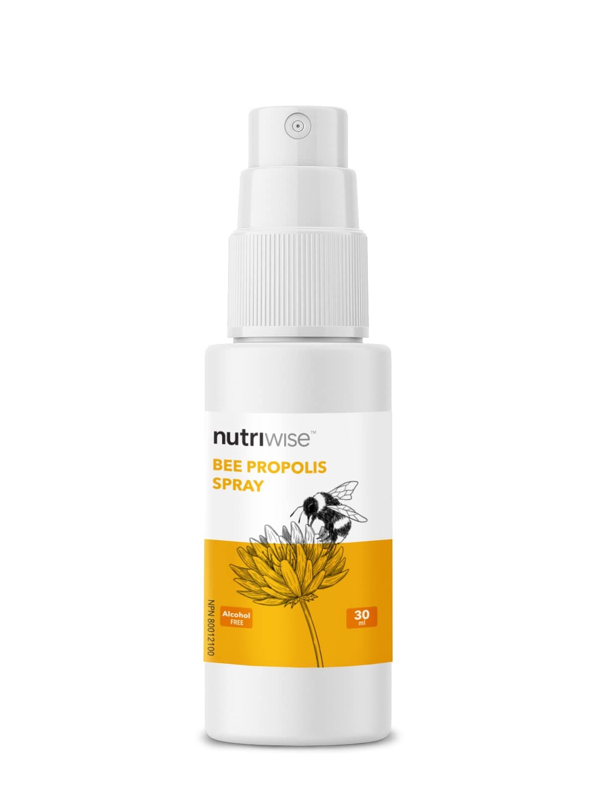 Nutriwise Immune Support Bee Propolis Liquid Alcohol Free Throat Spray 30ml