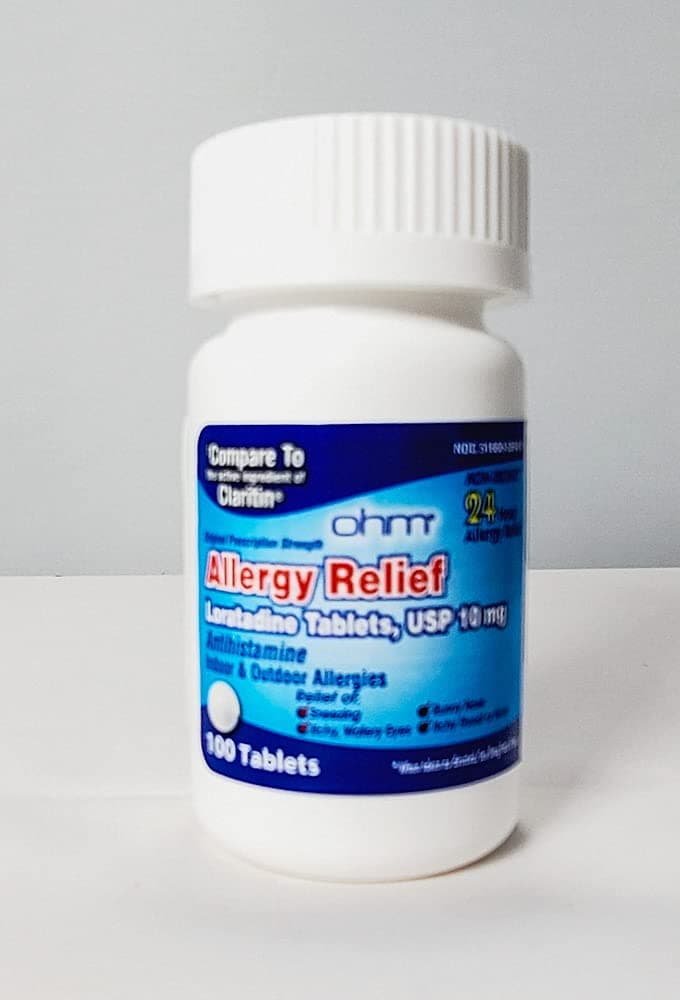 OHM Loratadine 10mg Tablets, 100 Count