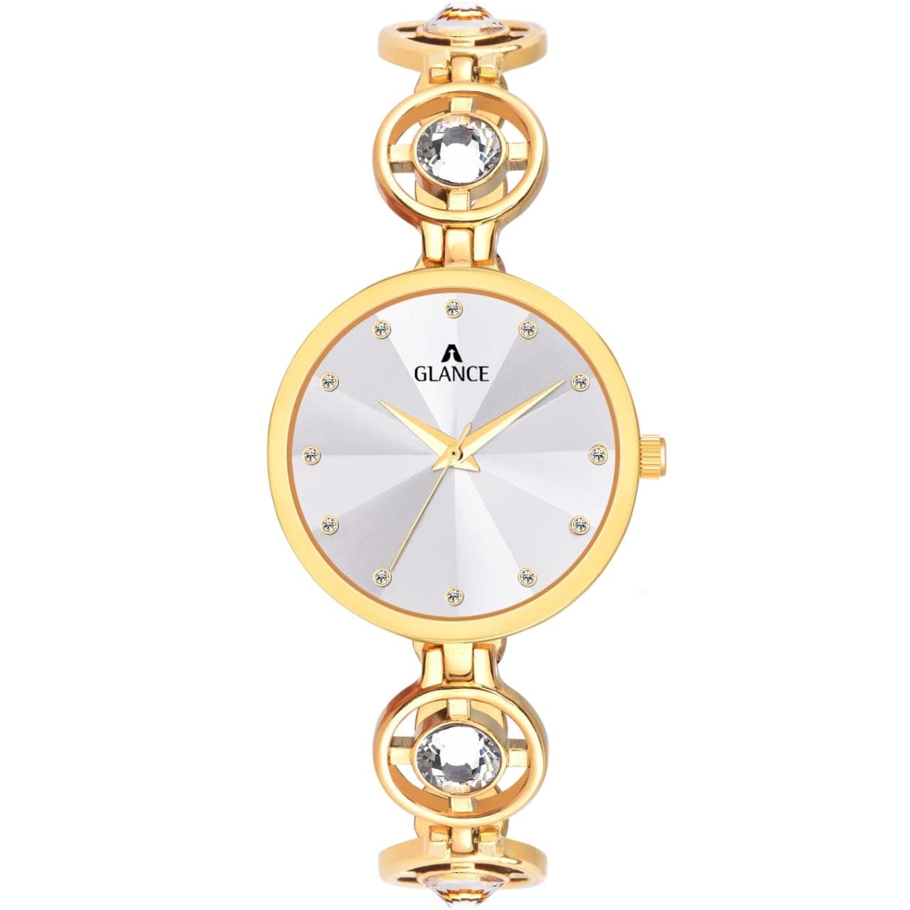 AglancePremium Bracelet Style Chain Analog Wrist Watch for Women