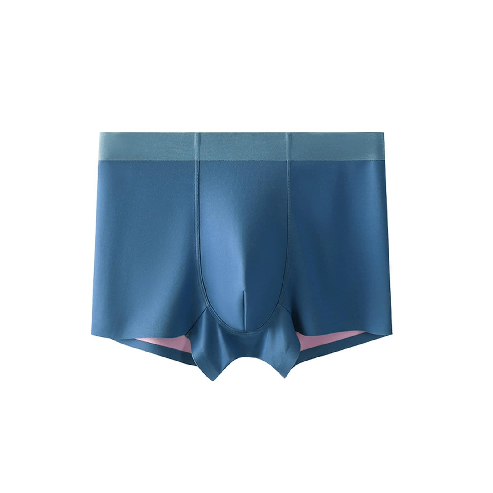 FKGJKT Double-sided Men's Briefs Summer Seamless Briefs Men's Stretch Men's Briefs Fresh Breathable Boxers (Color : D, Size : XL)