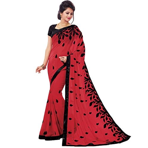 Shree Designer Sarees Women's Georgette Sarees With Multiple Colors & Designs