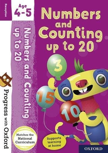 PWO: Numbers Counting Age 4-5 Bk Sticker