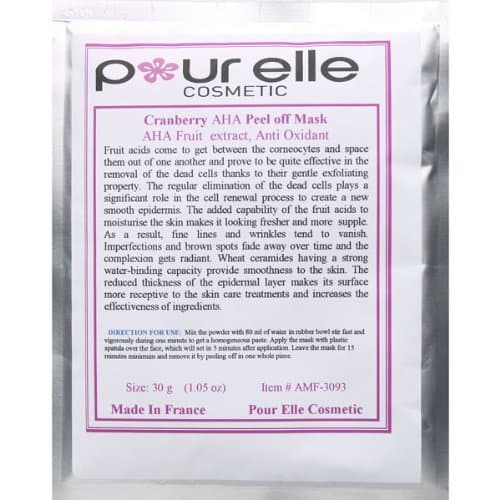 Pour Elle Cosmetics Cranberry AHA Peel Off Mask (30g)