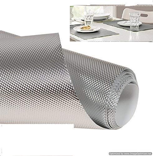 FeelOShoppy Multipurpose Textured Super Strong Anti-Slip Eva Mat - for Fridge, Bathroom, Kitchen, Drawer, Shelf EVA Mat (Grey, 45 * 500 cm)