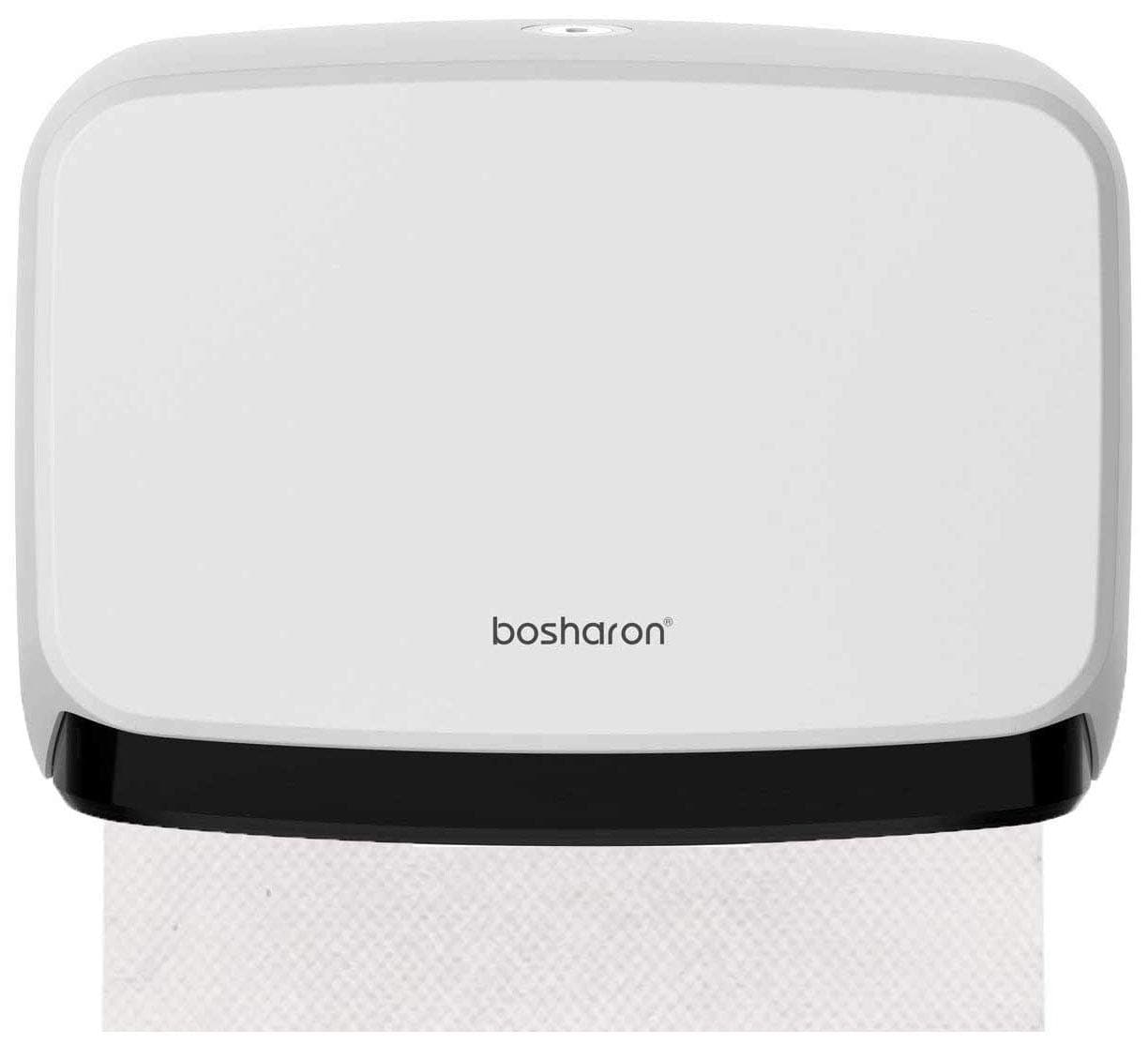 Paper Towel Dispenser Wall Mount White, Multifold Towel Dispenser, C-Fold Paper Towel Dispenser, Bathroom Tissue Holder (White)