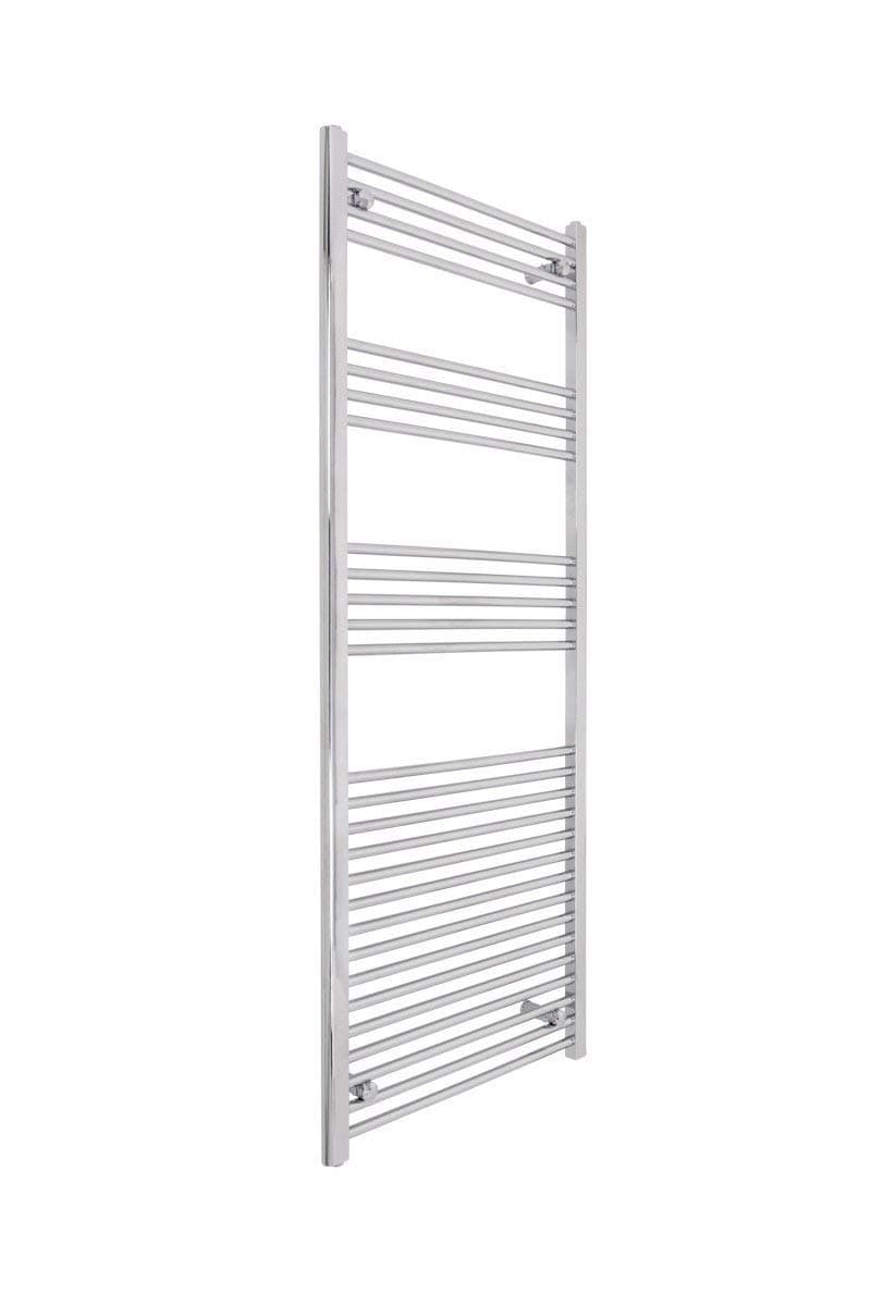 Warmehaus Electric Heated Towel Rail Bathroom Radiator 1600 x 600 Straight Manual 700W Chrome