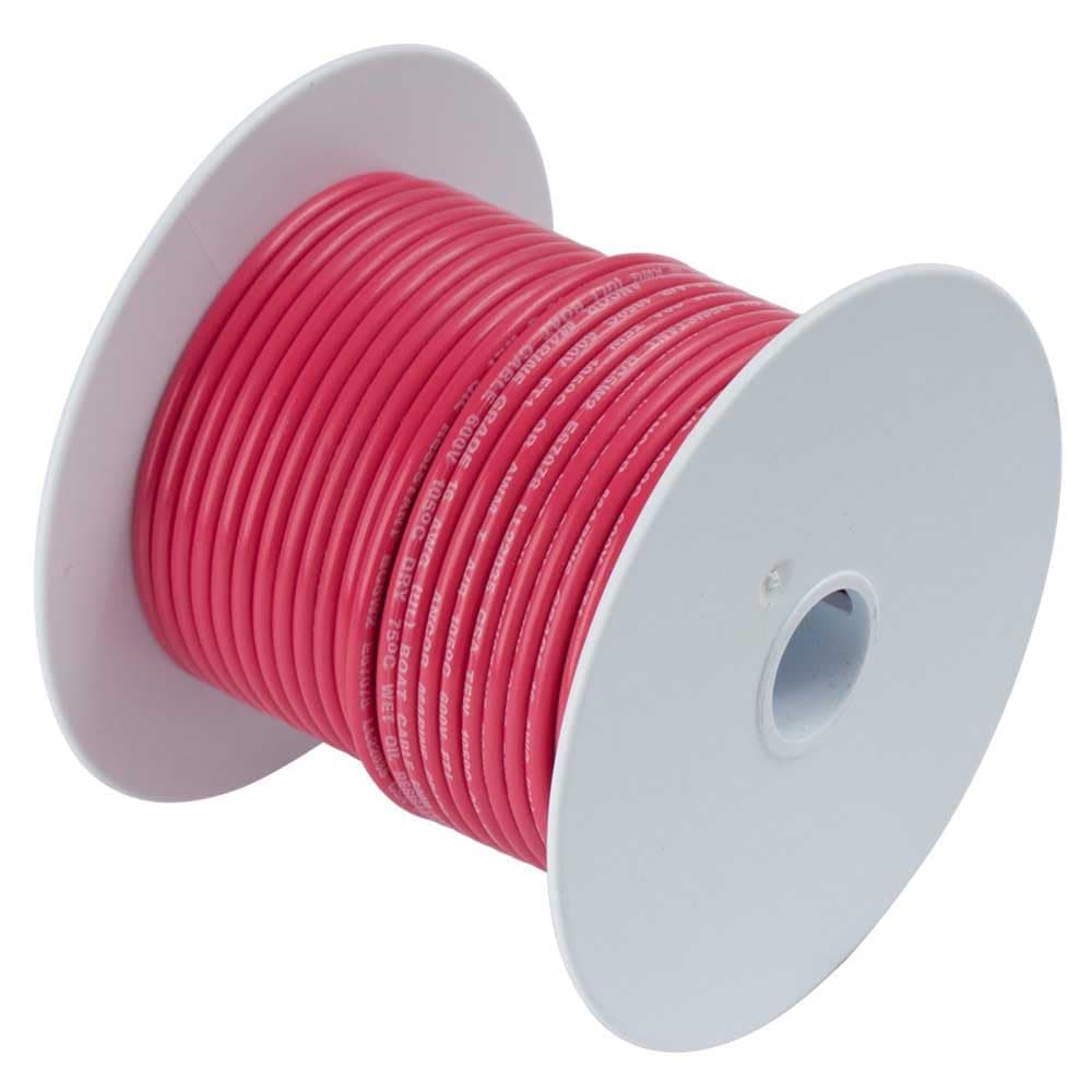 113502 Tinned Copper Battery Cable, 4 AWG (19mm2), Red - 25ft