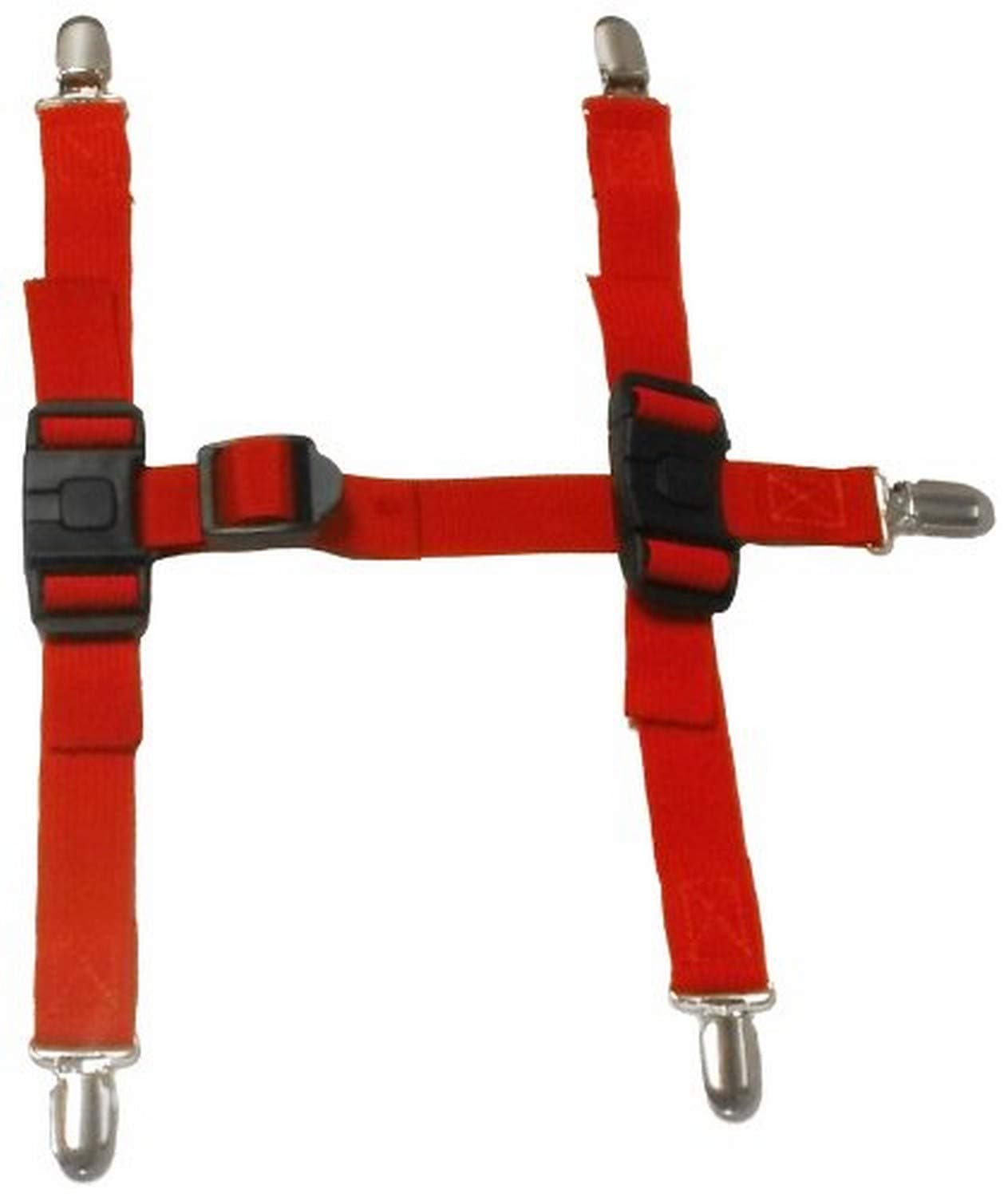 Canine Footwear Suspenders Snuggy Boots for Dog, Small, Red