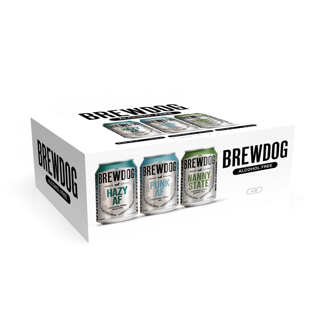 BrewDog Alcohol Free Mixed Pack - 12 x 330ml Cans