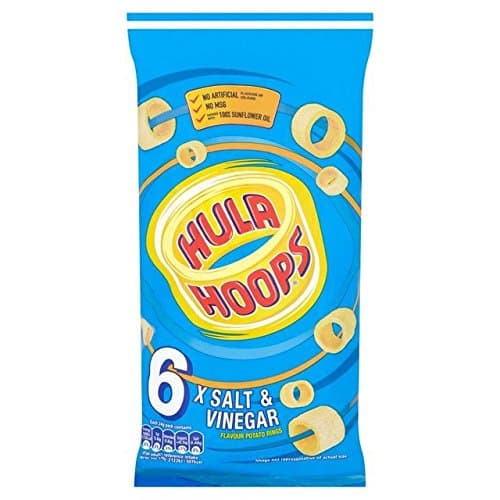 Hula Hoops Salt & Vinegar 24g x 6 per pack