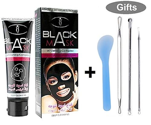 M2 Product Name: Charcoal Peel off Mask: Best Blackhead Remover Mask, Deep Cleansing Black Mask Purifying Peel Off Mask, Face Mask with Activated Charcoal 100g & Gift (Blackhead Extractors & tools)