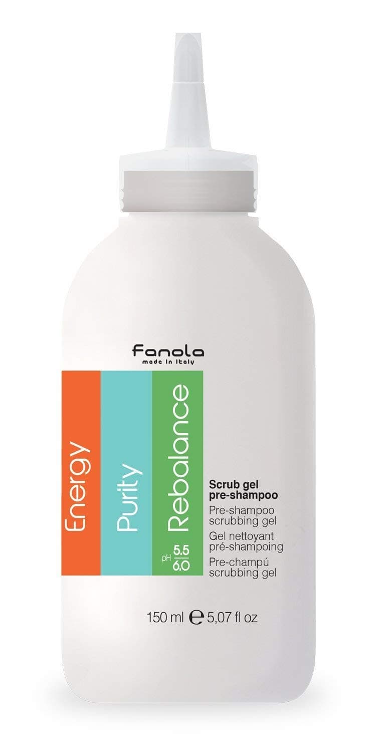 FANOLAPre-Shampoo Dermopurifying Scrub Gel, Scalp Treatment Stimulating Exfoliant Anti-Grease and Anti-Dandruff, 150