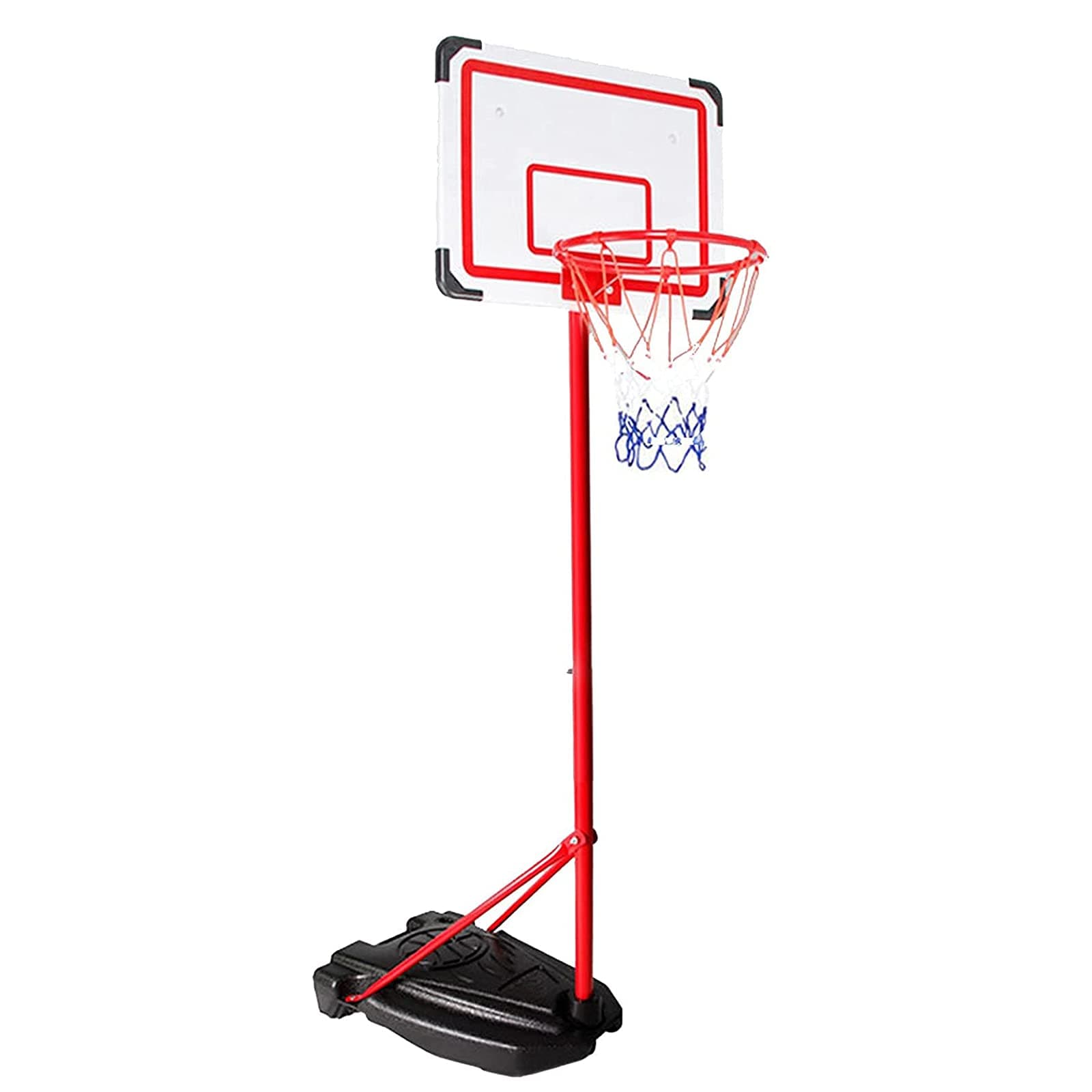 Kids Portable Basketball Stand,With Adjustable Height,Indoor & Outdoor Basketball Toy Set, With 2 Balls,Kids Youth Indoor/Outdoor, Parent-Child Interactive Toy Gift