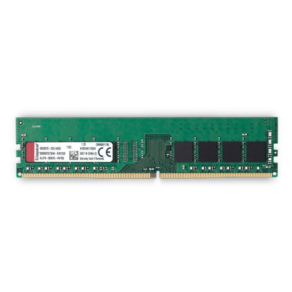 Technology ValueRAM 8GB 2400MHz DDR4 Non-ECC CL17 DIMM 1Rx8 Desktop Memory (KVR24N17S8/8)