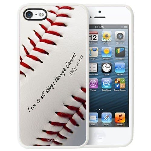 TD-Philippians 4:13 Softball Baseball Basketball Christian-Rubber Case for Apple iPhone 7 Plus (5.5 Inch), Made and Shipped from USA and Delivered Within 8 Days. Includes Screen Protector. Style 14
