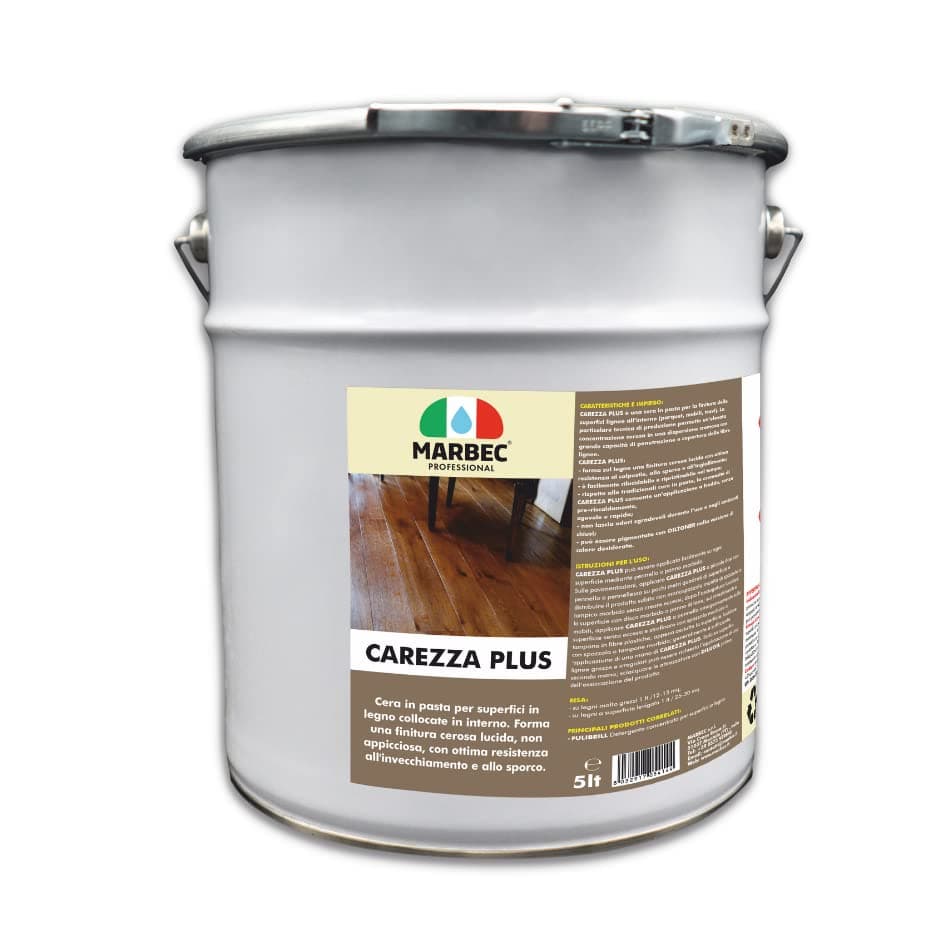 marbec - Carezza Plus | Bott ceroso Concentrated in Paste for Wooden Surfaces Cerate