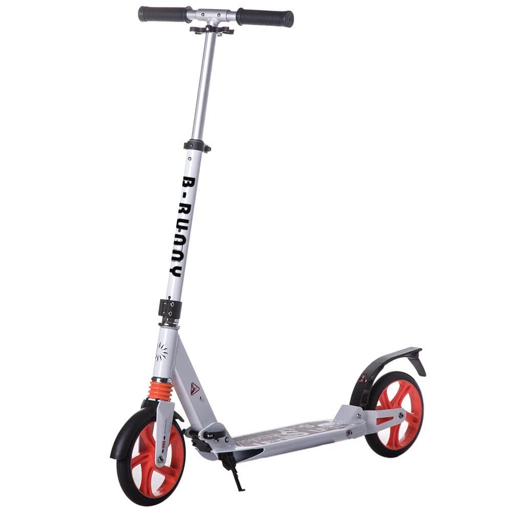 Rocket Bunny® Urban Scooter Adult City Suspension Push Kick Scooter Folding Frame Large 200mm Wheels