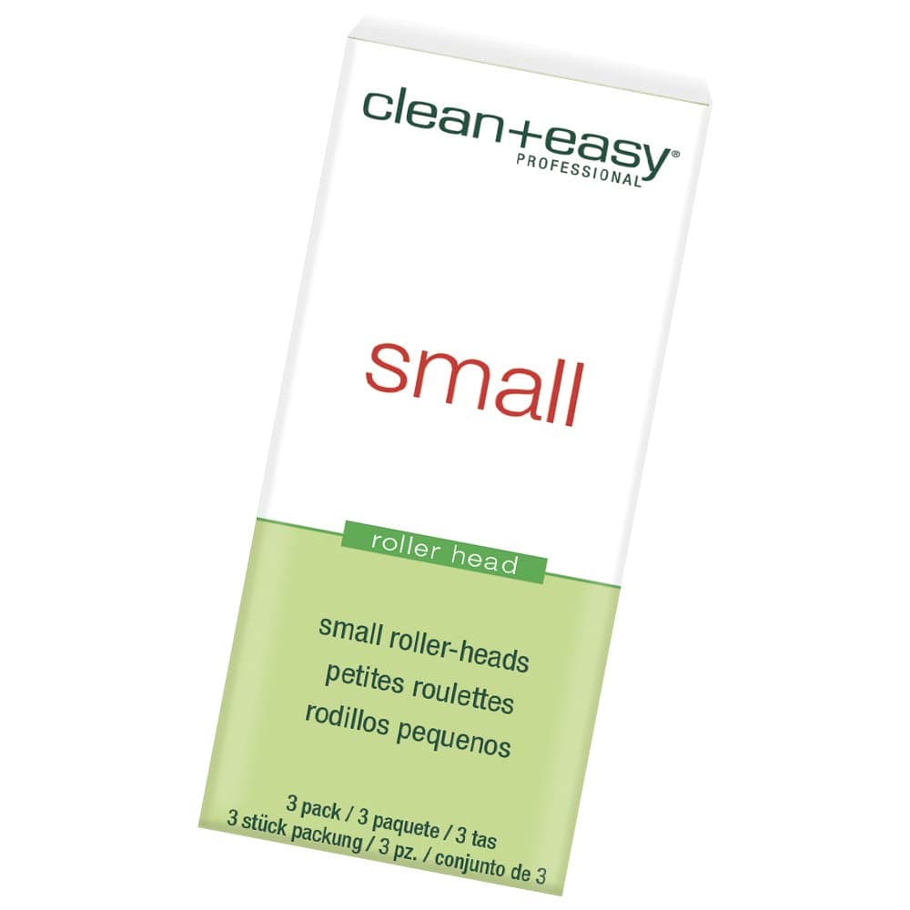 Small Roller Head For Use With Roll-On Wax Refill, Perfect For Hair Removal On Small Areas, for Eyebrows, Upper Lip and Chin, Disposable and Easy to Use, DIY Waxing, 3-pack