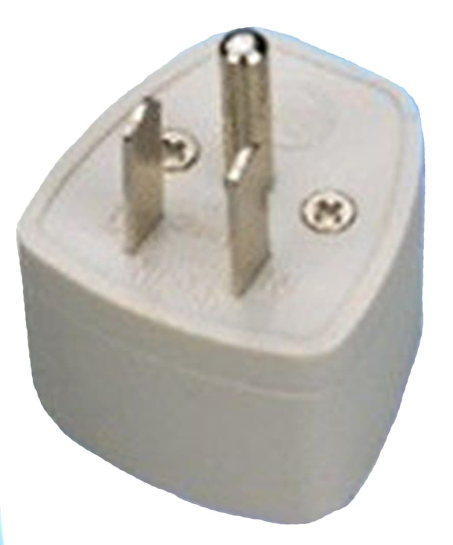 BEcom EU-UK-AU Universal Adapter to USA Canada 3 Pin Travel Adaptor Plug Converter